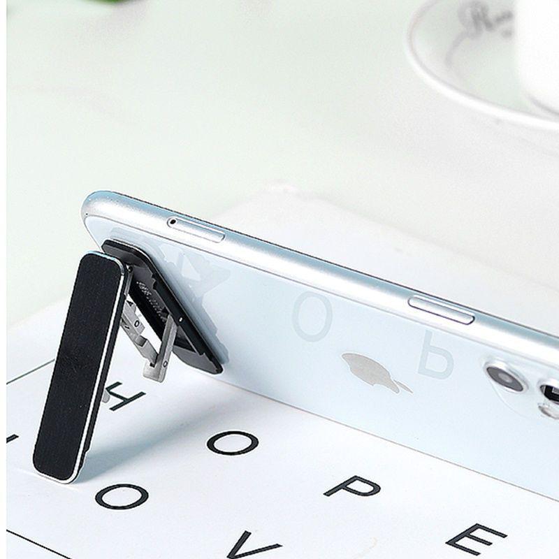 Compact Foldable Invisible Phone Stand - Portable Multi-functional Adhesive Support for Lazy Users