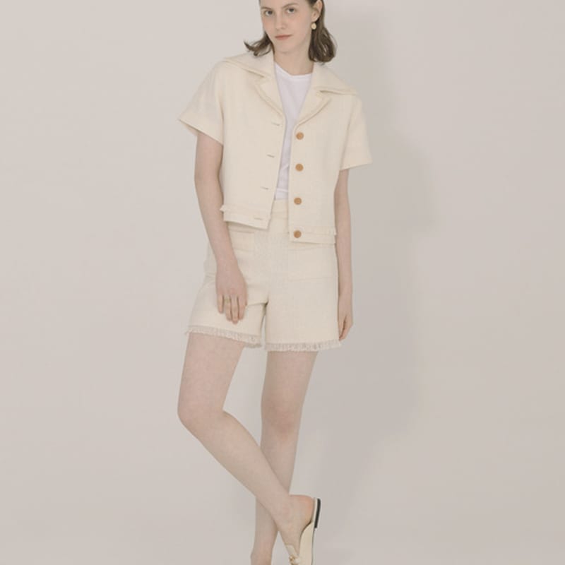 iCE GARDEN Fringe Detail Ribbon Hairpin