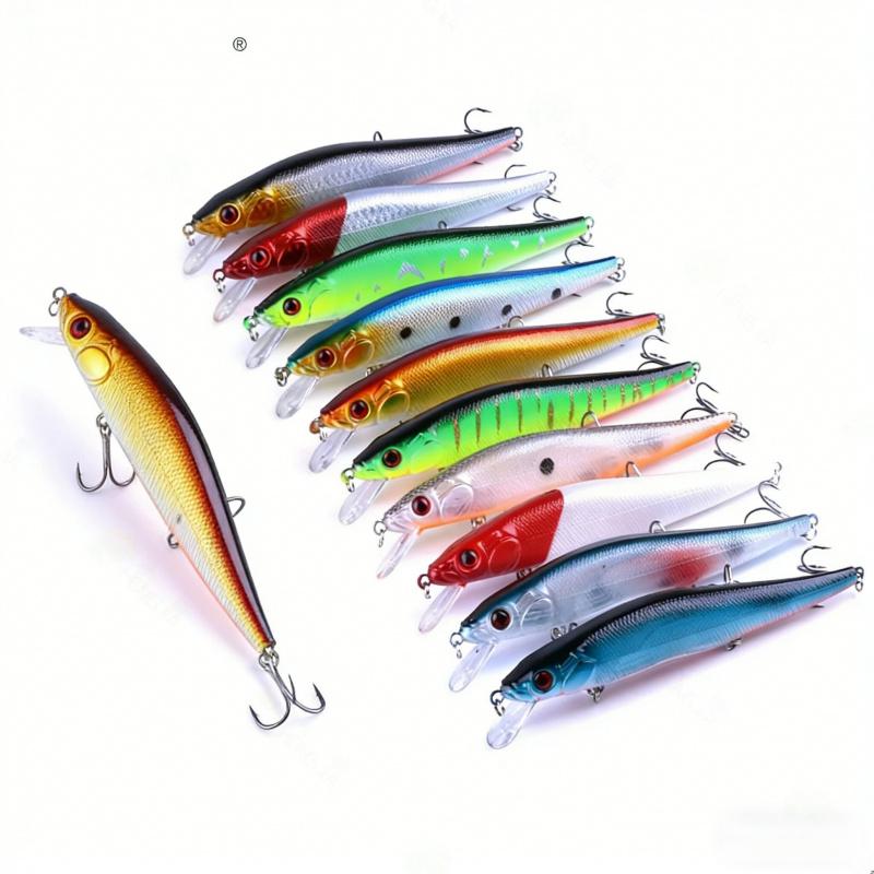 Floating Minnow Lua Lure14CM19GNew Long-Range Bionic Lure#4Special Hook for Bass and Topmouth Culter, Suitable for Freshwater an