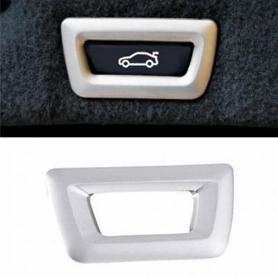 Fit For BMW X1 F48 2016-2021 Matte Silver Rear Door Tailgate Button Cover Trim