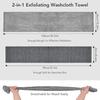 Mens Shower Towel Scrubber Silver Ion Exfoliating Washcloth Back Cleaner Multi Function Foam Bath Towel Ultra Long
