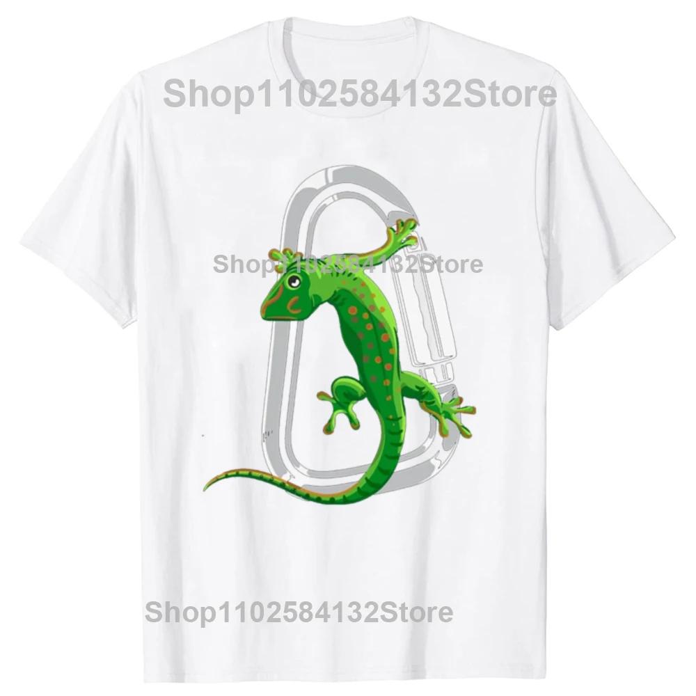 3 Moon Gecko Funny Reptile Leopard Lizard Geckos Art Novelty T-shirts Men Fashion Casual 100% Cotton Loose Oversized T Shirt
