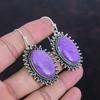 Purpurite Earring Natural Gemstone Earrings Handmade Jewelry 925 Sterling Silver Earring Antique Jewelry Amazing Drop Earring Gifts For Mom