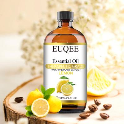 118ML Lemon Essential Oil Therapeutic-Grade Aromatherapy Essential Oil Fragrance Oil for Humidifier Diffuser Relax Sleep Perfect Gifts