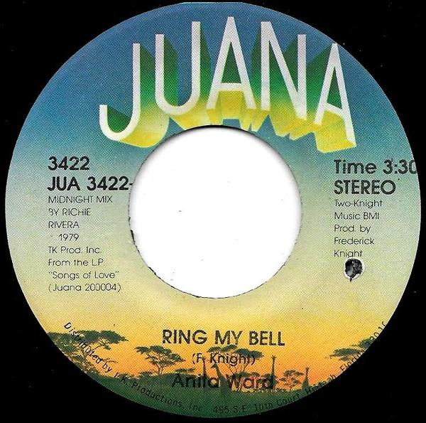 

7inch Record ANITA WARD - Ring My Bell 3422 Juana 1979 US Dance & Electronica Used