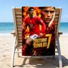 Man United Soccer Action Beach Towel - Soft, Absorbent Microfiber, Lightweight, Ideal for The Beach, Parties, Travel, Camping fan gifts