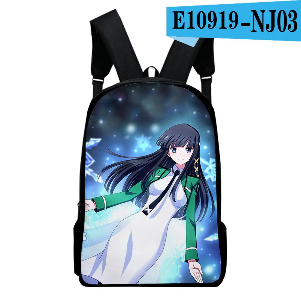 Classic The Irregular At Magic High School Notebook Backpacks Pupil Bags 3D Print Oxford Waterproof Boys/Girls Laptop Backpacks