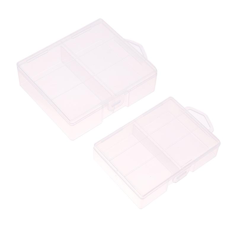 Battery Storage Holder Plastic Transparent Container For Maximum 24 X Aa Aaa Batteries Organizer Box Case