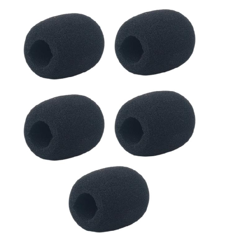 Pack of 5 Microphone Sponges Covers Advanced Wind Foam Reduction Durability Design for Panel Discussions Speech Systems