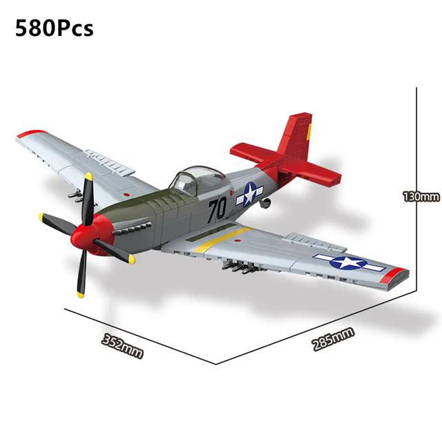 Military Army World War SWAT Soldiers Police Military Aircraft Fighter Model Building Blocks Bricks Toys