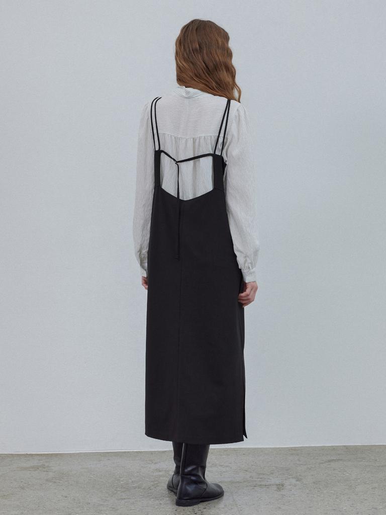Le Studio Back Ring Sleeveless Maxi Dress