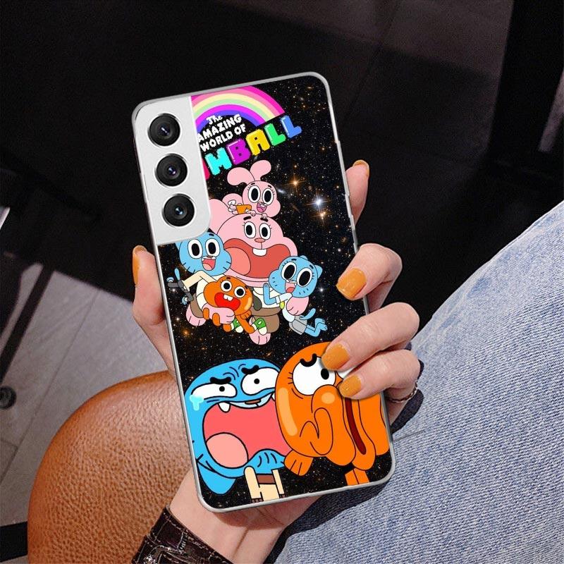 The Amazing World Gumball Phone Case For Samsung Galaxy S24 S25 Edge S26 Ultra S23 S22 S21 Plus S20 FE + Personalized Print Cove