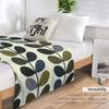 Orla Kiely,,orla Kiely Pattern Throw Blanket Sofa Bed Decorative Throw Blanket