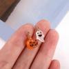 Resin Handmade Accessories Earring Bracelet Gift Halloween Charms Pumpkin Pendant Jewelry Making