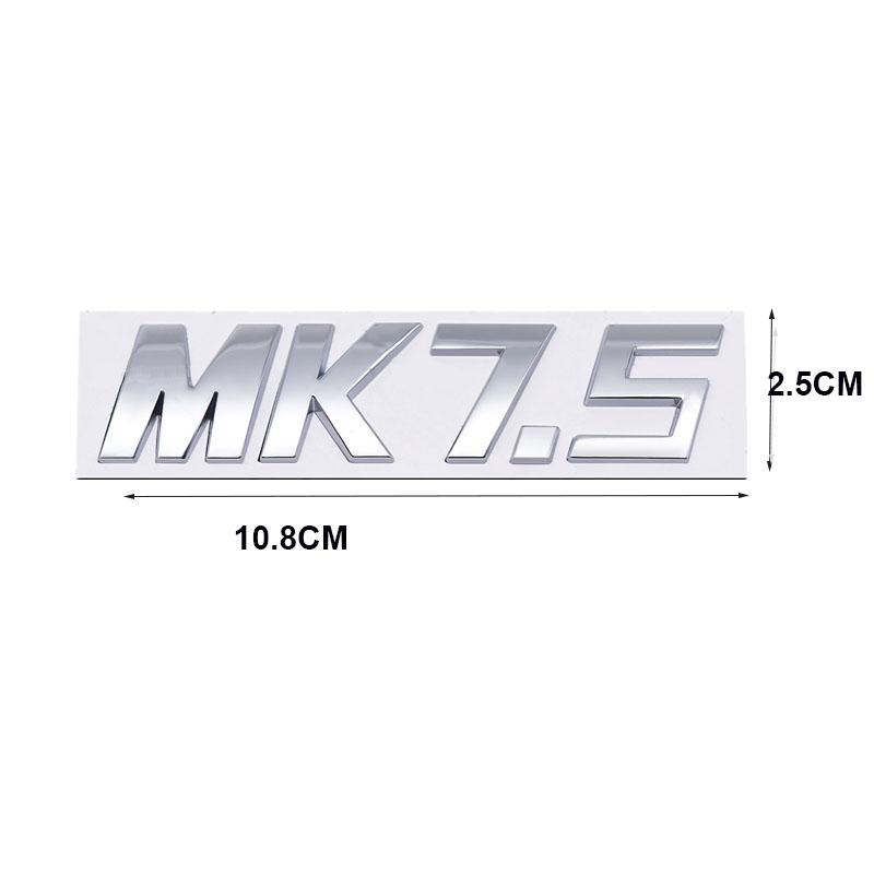 CJOZW1 3D Metal Car Trunk Sticker Compatible For VW Golf MK5 MK6 MK7 MK7.5 MK8 - Automotive Body Modification Accessory