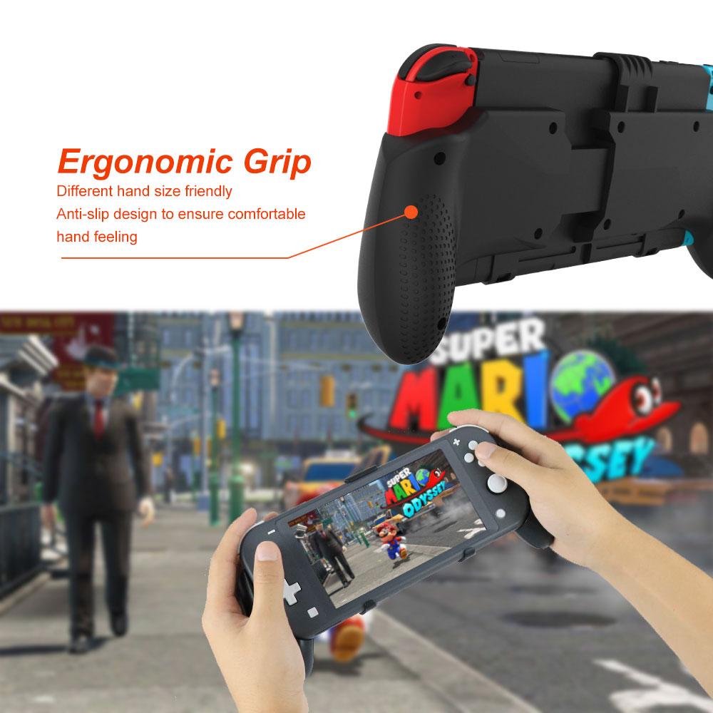 

JYS JYS-NS183 2-in-1 Console Grip Holder Protective Case Retractable with Detachable Bracket for Nintendo Switch/Switch Lite