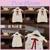 Girl Summer Dress Cotton Heart Bow Girls Aline Sleeveless Kids Clothing For Playdates