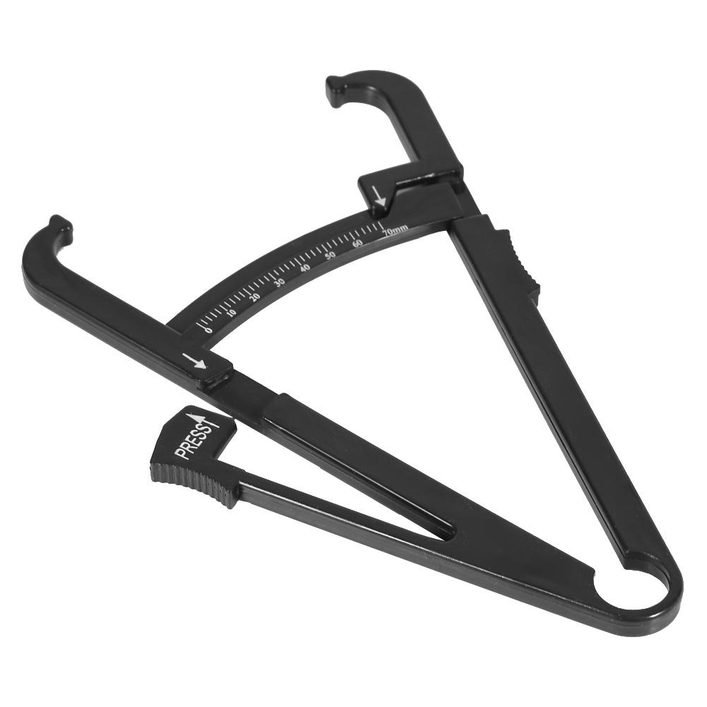 

Slim Guide Body Fat Caliper Skin Fold Точные измерительные весы Тестер потери веса Черный чёрный