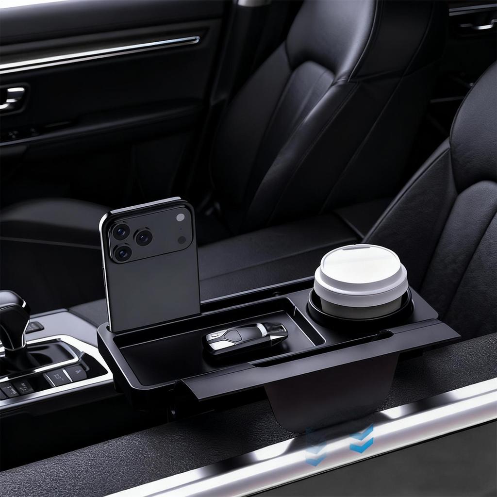 Window Cup Holder Non-Slip Storage Organizer Car Storage Box For Door Window Truck SUV Phone Bottle Beverage Drink Coin Change