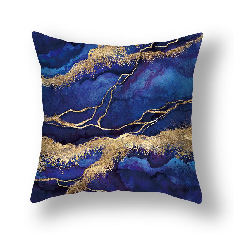 Geometric Nordic Gilt Simple Style Home Printed Pillow Cover Cushion Cover