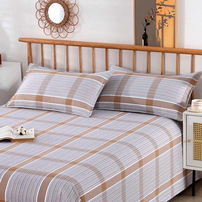 Extra Thick 100% Pure Cotton Pillowcase Set - Cool Mat, Single, Summer, Two-Piece