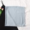 Head Scarf Solid Color Versatile Silk Scarf Women's Summer Air-conditioned Room with Cotton and Linen Shawl Simple Temperament Scarf