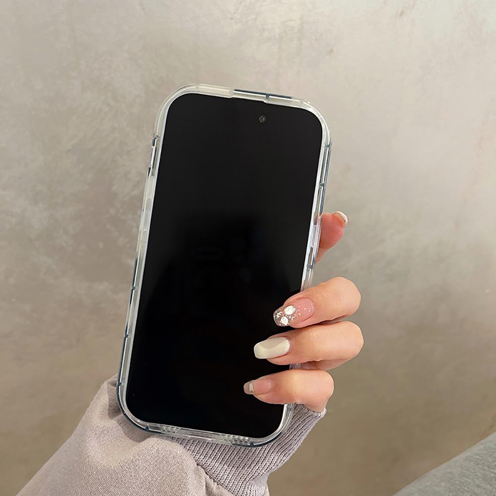 Cute Flowers Lovely Floral 3d Meteorite Pattern Transparent Shockproof Phone Case For Iphone 14 11 12 13 Pro Max Soft Back Cover