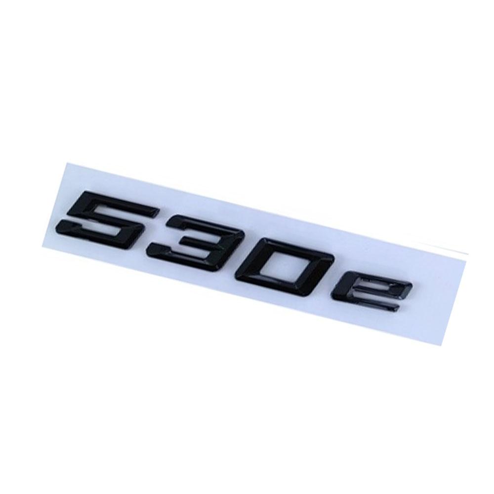 530Le 530e Logo For BMW 530Le 530e Car Fender Side Sticker Rear Bumper Sticker Rear Door Trunk Badge Adhesive Accessories