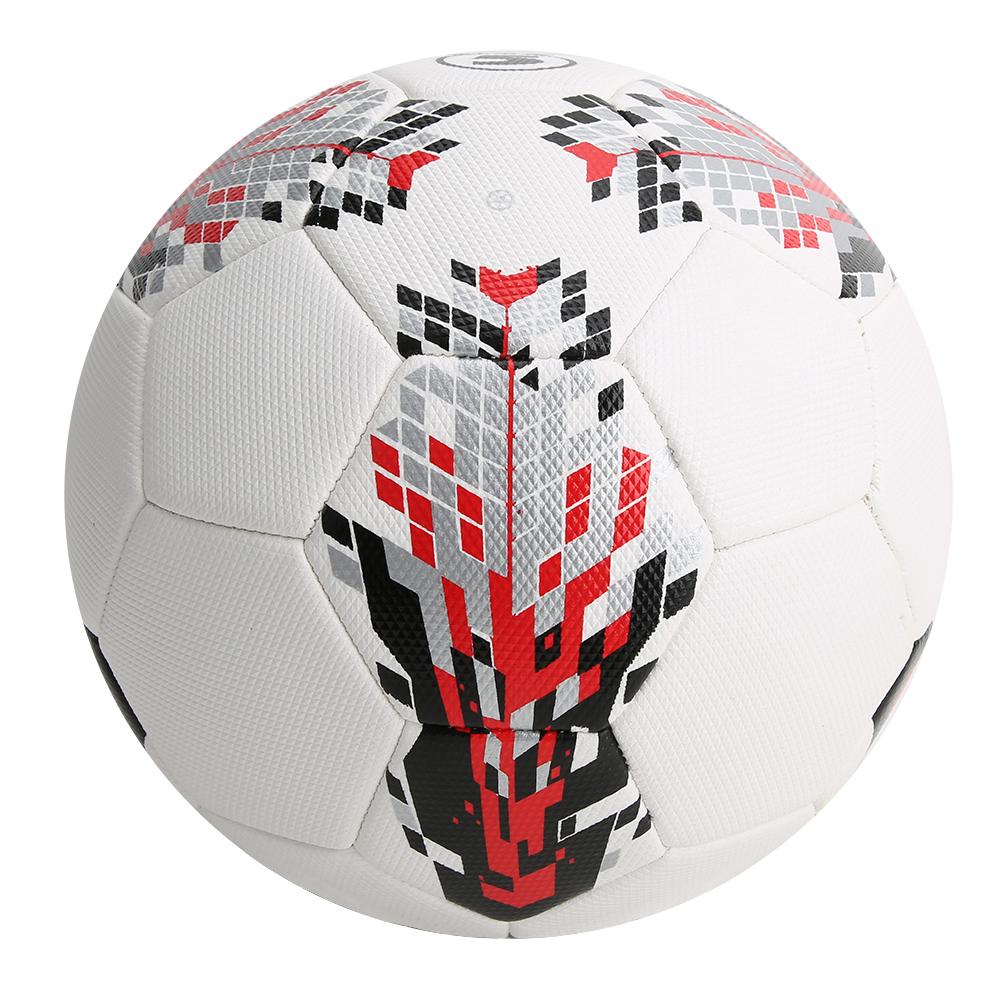PU Size 5 Adult Game Football Scooer Ball Training Sport Equipment Accessorywhite Red