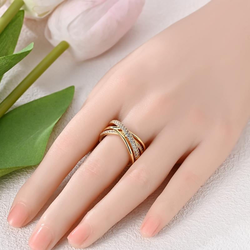 Brand New Copper Metal Rings Gold Heart Bow Adjustable Open Closed Ring Ideal Designed For Women Stacking Ring Trendy Fashion High Quality Fine