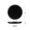Steak plate plate Household creative black sushi Commercial Japanese food Dim sum flat plate breakfast dishes and plates sets