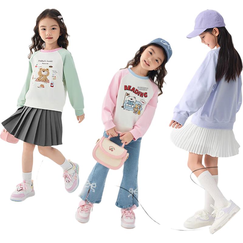 Balabala Miiiichan IP Girls  Long Sleeve Sweatshirt 170