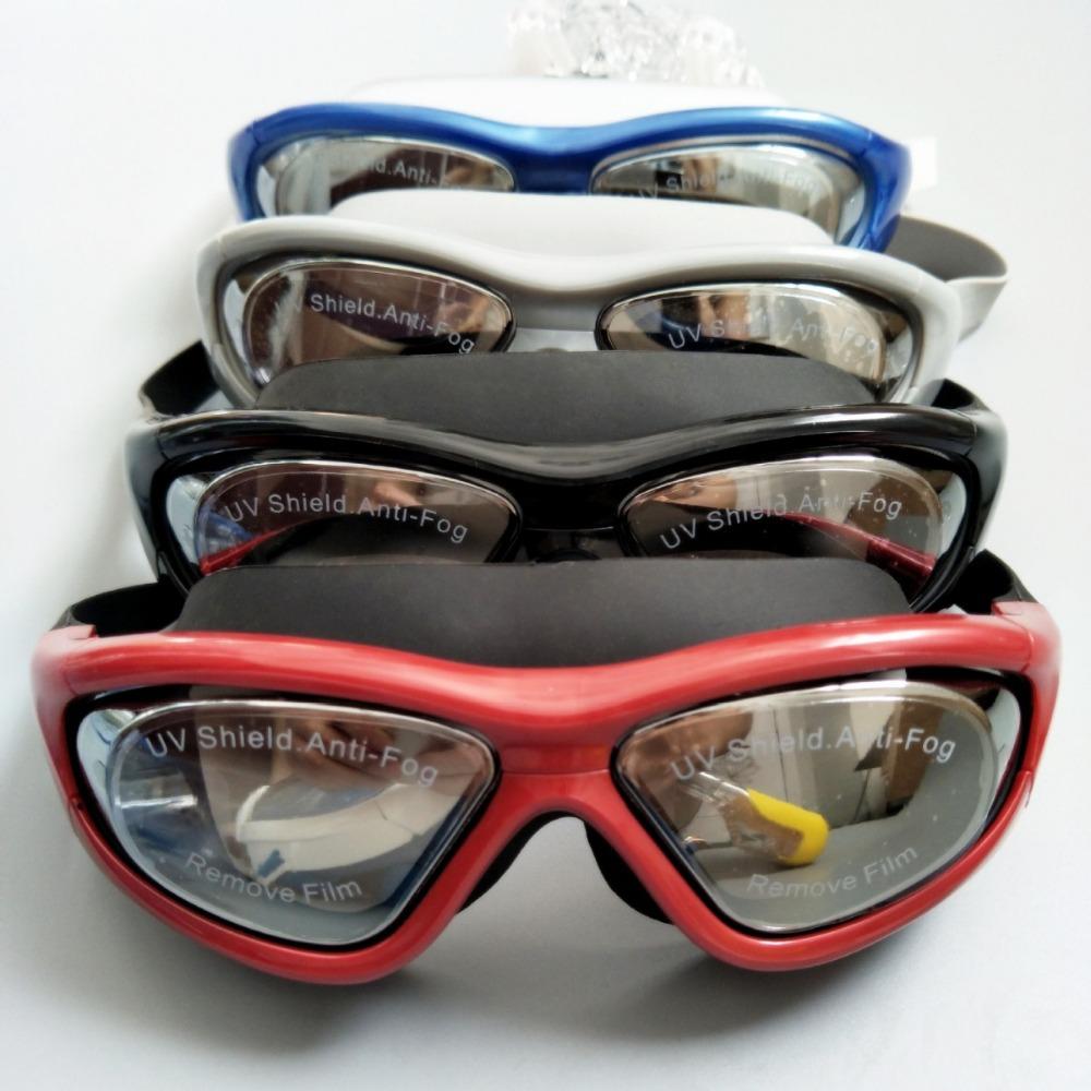 

Goggles Large frame sports outdoor goggles Adult swimming goggles чорний
