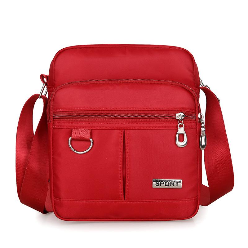 Women Mobile Phone Bag Mini Nylon Crossody Cell Phone Cash Female Messenger Bag Wallet Coin Purse Shoulder Bag Waterproof Casual