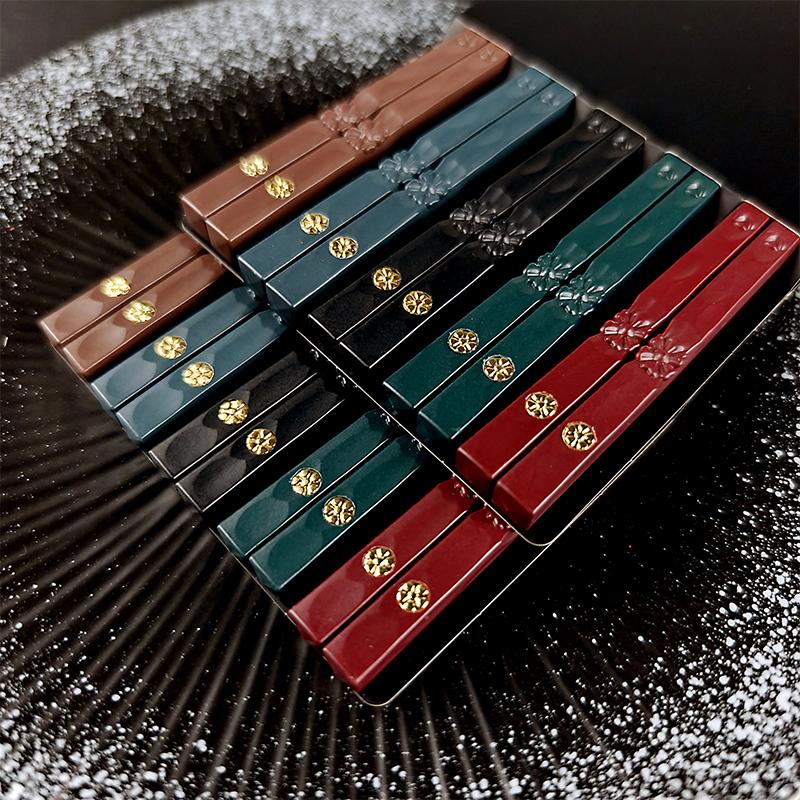 5/10 Pairs Janpanese Reusable Chopsticks Sushi Sticks For Food Noodles Alloy Chinese Korean Chopsticks Kitchen Tableware