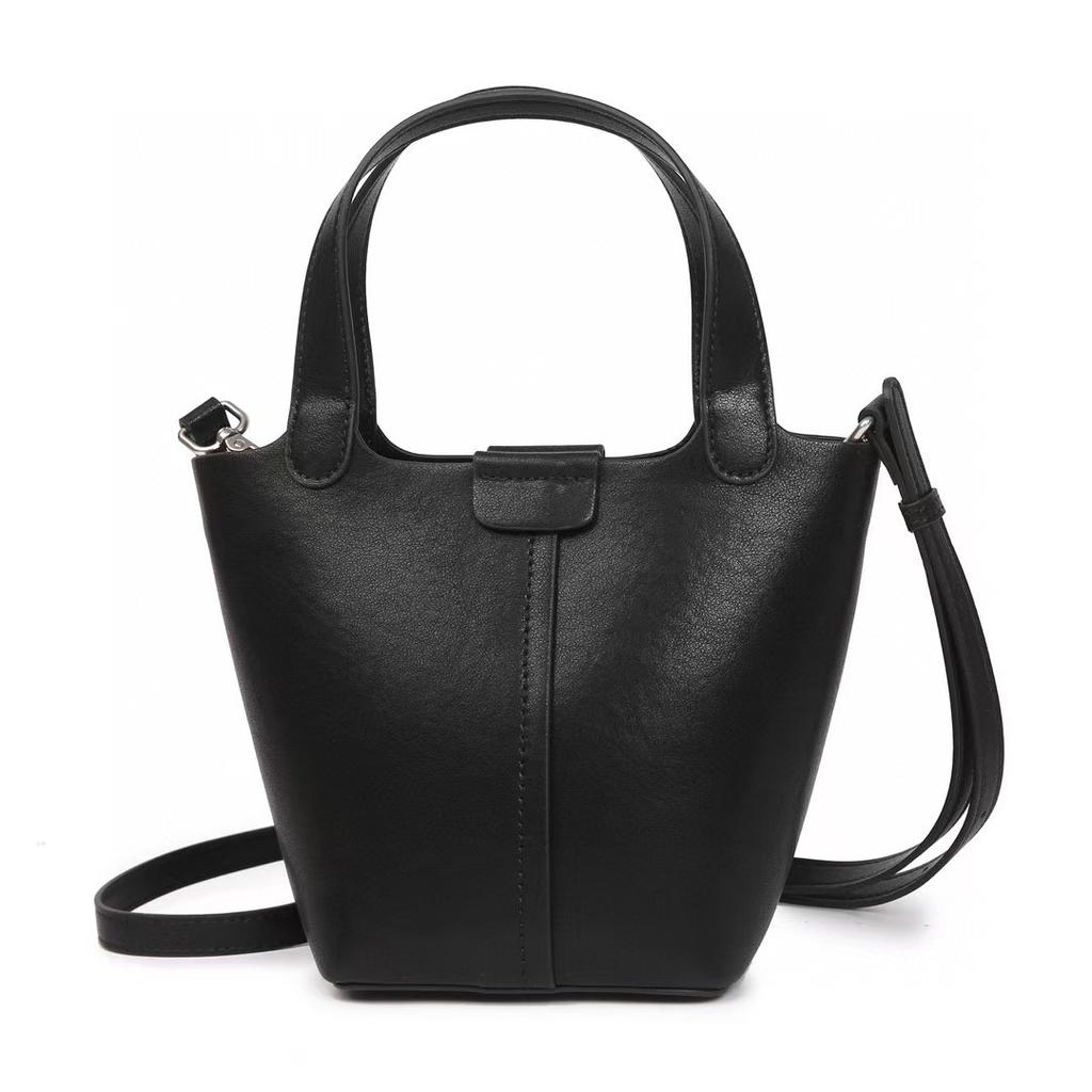 Τσάντα Καλάθι Λαχανικών για Γυναίκες Νέα Γνήσια Δέρμα Μετακινήσεις Εξειδικευμένο Σχέδιο Τσάντα Κάδος Δέρμα Μοσχαριού Πρώτης Στρώσης Τσάντα Ώμου Χιαστί