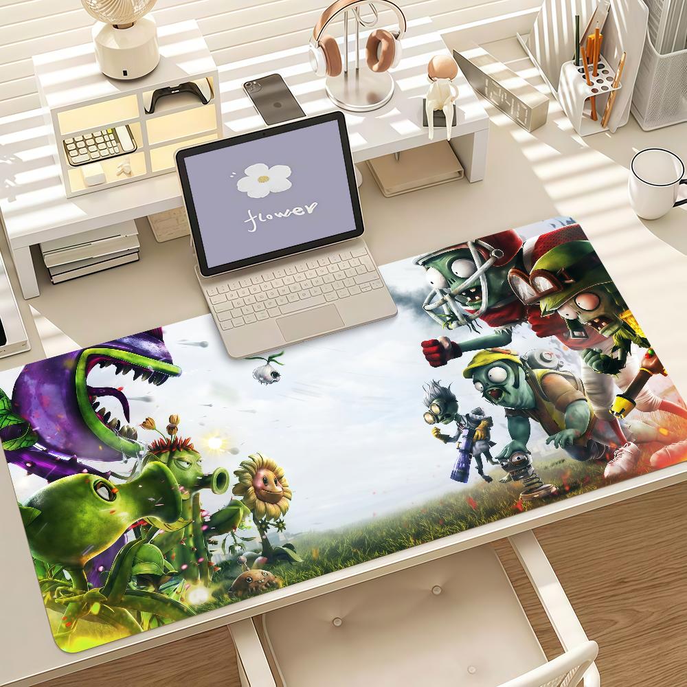 Spiel Pplants Vs Zzombies Strategie Mauspadd Anti-Rutsch-Gummikante Verriegelt Verdickt Laptop Gaming Schreibtischmatte