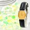 Used [New Battery] SEIKO Seiko Ladies Watch Gold Octagon 1421-5820 2N0399 New Belt