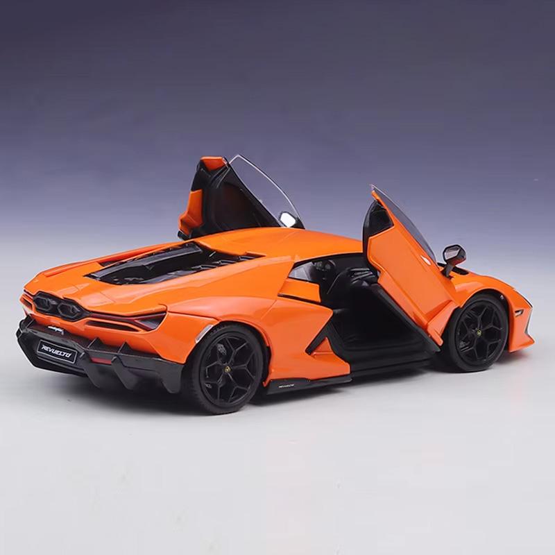 Welly 1/24 Lamborghini Revuelto Alloy Miniature Car Model Diecast Metal Scale Car Model Children Toy Car Vehicles GIfts