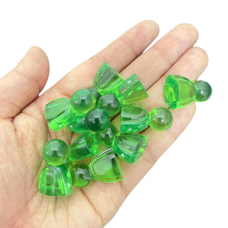 20 Stück 24*16*12mm Spielemarker Acryl Bunt Humanoide Meeples Schachfiguren Für Brettspiel Kartenzubehör