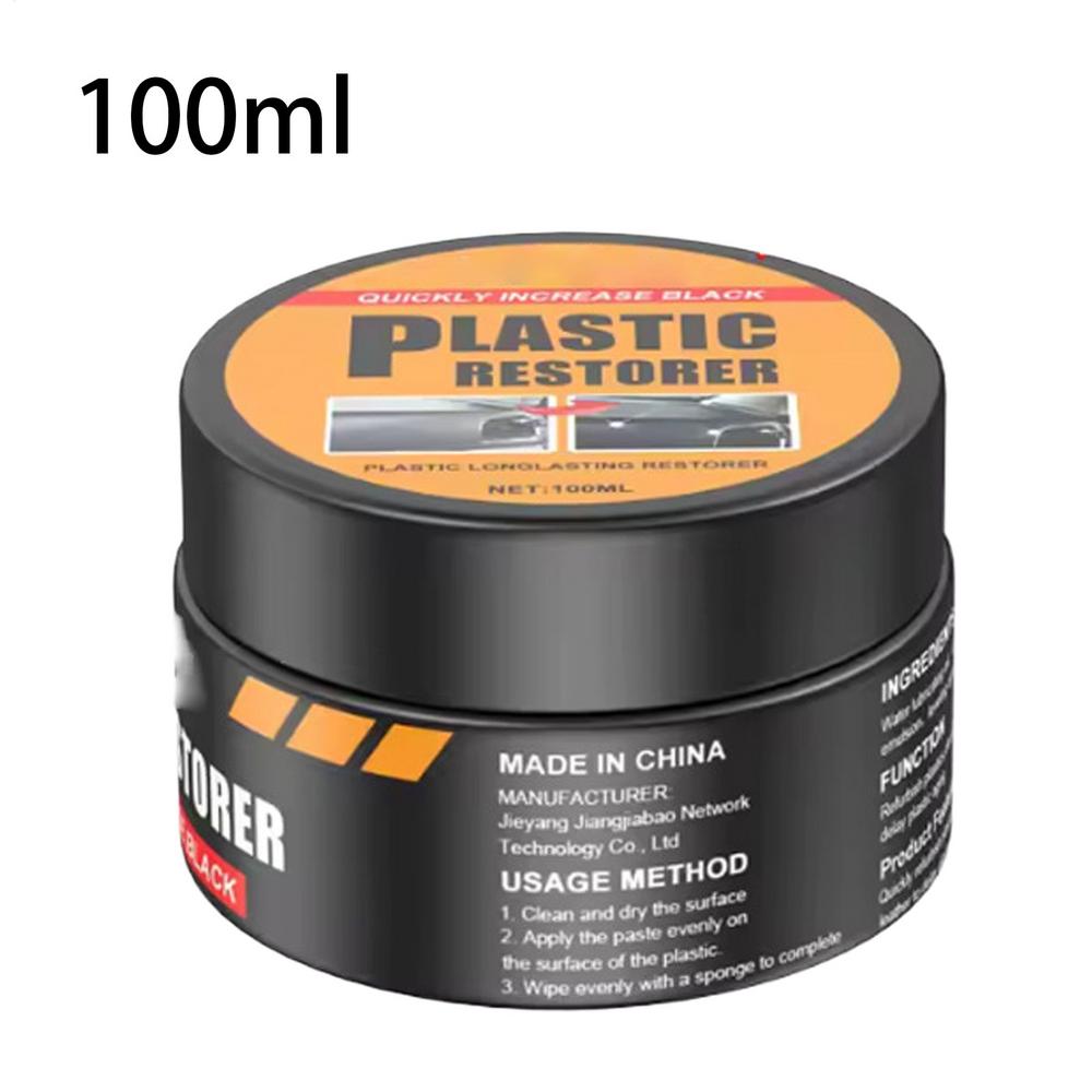 100/50ML Vehicle Polish Restoration Cleaner Car Leather Care Cream Auto Detailing Leather Renewal Wax for Dashboard Rim DoorSeat 50 ML