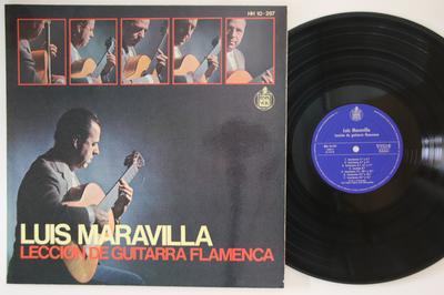 LP Schallplatte LUIS MARAVILLA - Leccion De Guitarra Flamenca HHS10297 HISPA VOX 1969 Spanien Latein Gebraucht