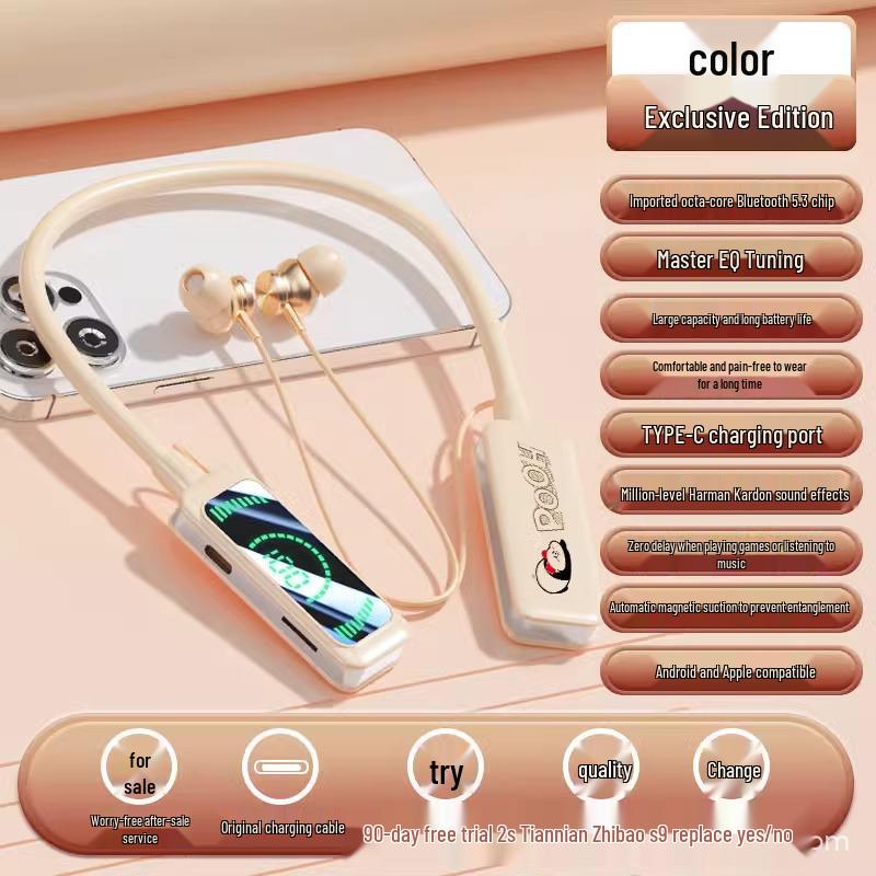 Bluetooth Earphones with Long Battery Life - Low Latency, Touch Control, Sports Series