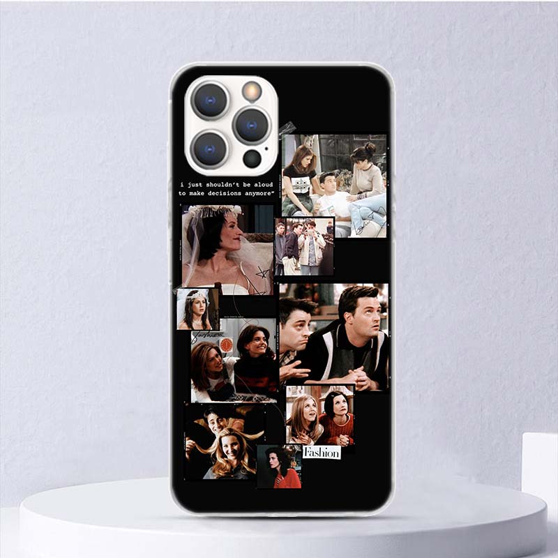 Friends Tv Show Funny Family Soft Case For iPhone 16 17 Air 16E 15 Plus 11 12 13 Mini 14 Pro Max Phone Cover Apple 7 8 SE Coque