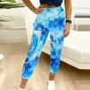 Sommer Damen Retro Print Jogginghose Lockerer Schnitt Kordelzug Jogger Elastischer Bund Tägliche Freizeit Hose