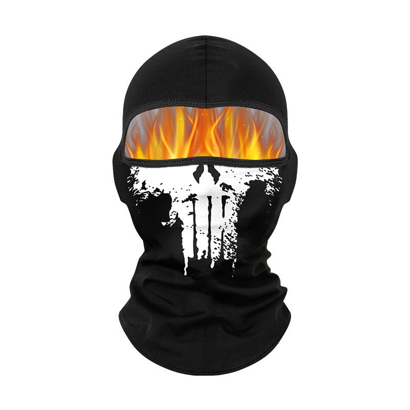 Balaclava de Iarnă Mască de Schi Bandană Craniu Halloween Acoperământ pentru Cap Acoperire Față Motocicletă Rezistentă la Vânt Bandană pentru Bicicletă Ciclism Mască pentru Călărie