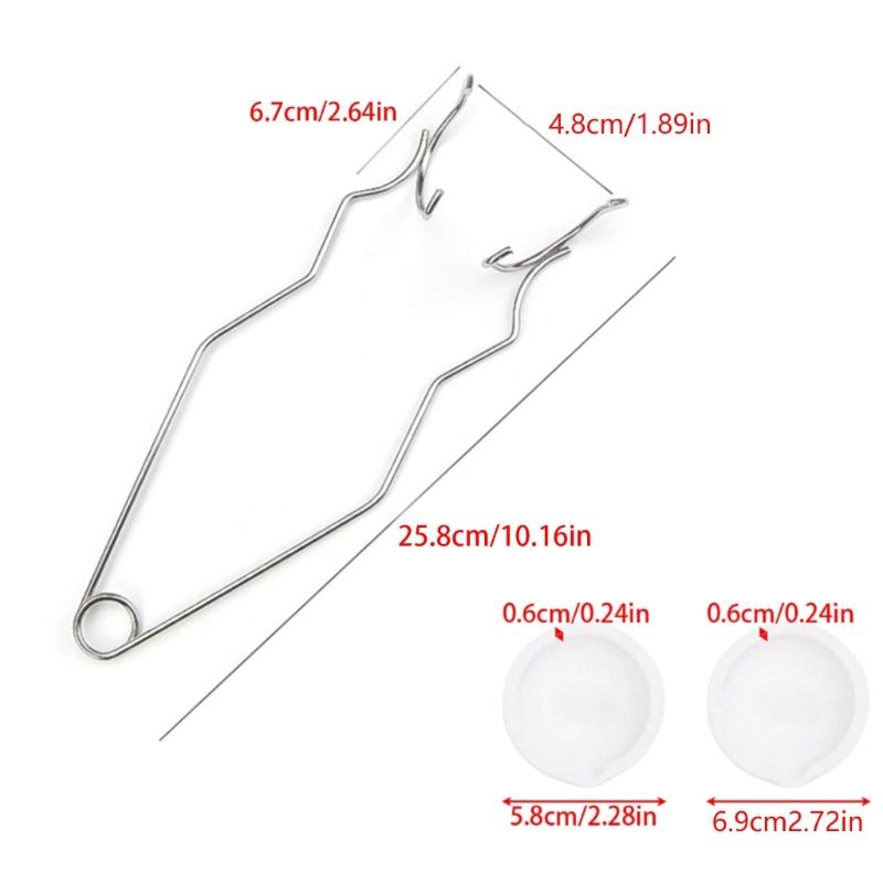 Quartz Melting Crucible Set Whip Tongs Metal Molding Supplies Gold Melting Set Small Crucible Set Suitable for Jewelry