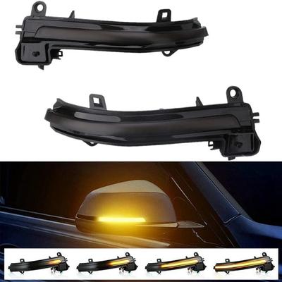 Sıralı LED Yan Ayna Dönüş Sinyali Işıkları BMW 1 2 3 4 Serisi F20 F21 F22 F30 F32 F33 E84 X1 I3 Füme