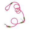 Reflective Pet Dog Nylon Leash Hands-Free Freedom For Hiking Walking Running Adjust Crossbody Bungee Leash With Shock Absorption