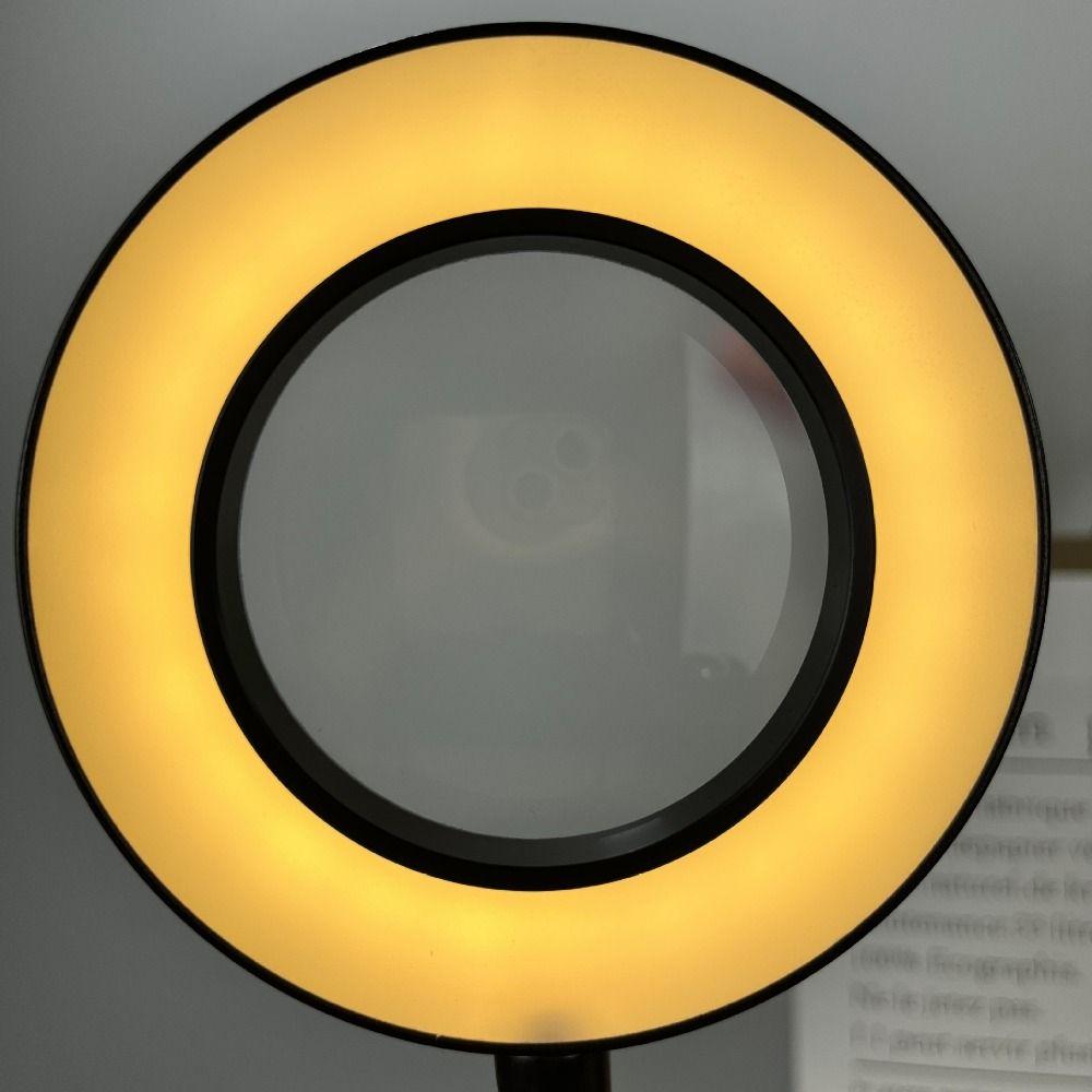 5X Magnification Loupe Magnifier Table Light Adjustable Levels Clip on Desk Lamp  Beauty Salon